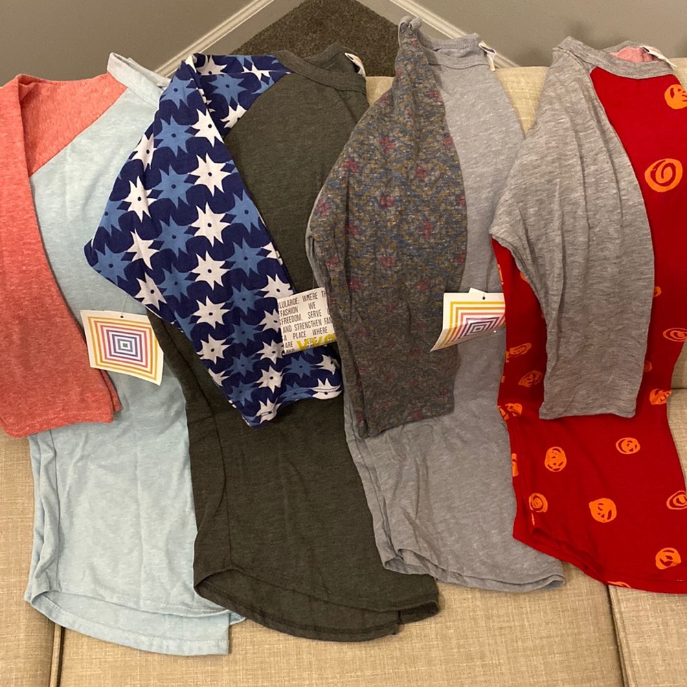 NWT LuLaRoe Randy shirts - lot of 4